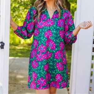 Brand New w/ Tags! MICHELLE MCDOWELL CHARLEE WILDFLOWER DRESS! Size: Large!